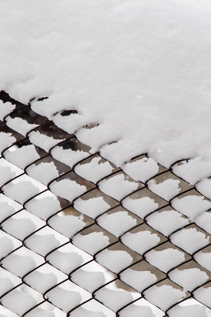 Foto fondo de nieve de invierno en su mayoría de color blanco