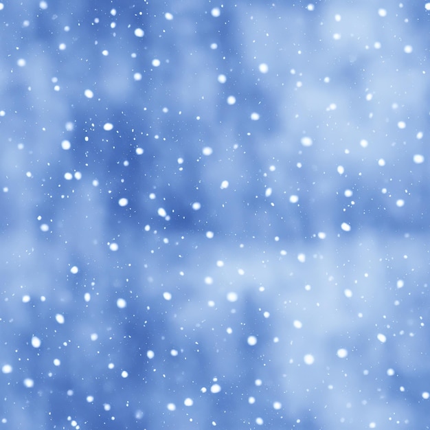Fondo de nieve Nevadas de patrones sin fisuras Ilustración digital