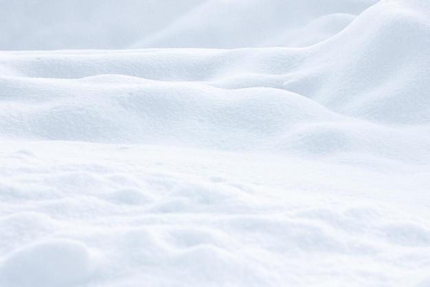 Foto fondo de nieve polvo de nieve blanco natural en invierno