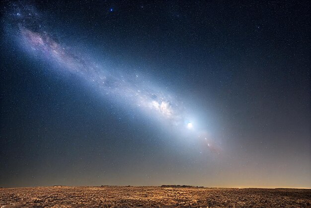 fondo de la noche estrellada de la vía láctea de la galaxia.