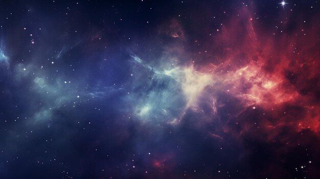 Fondo de la nube de la nebulosa espacial