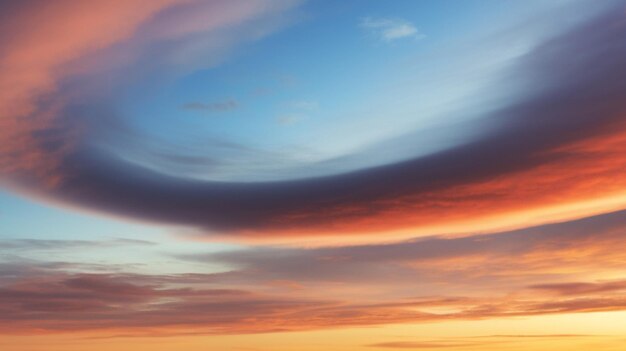 Foto fondo de las nubes lenticulares