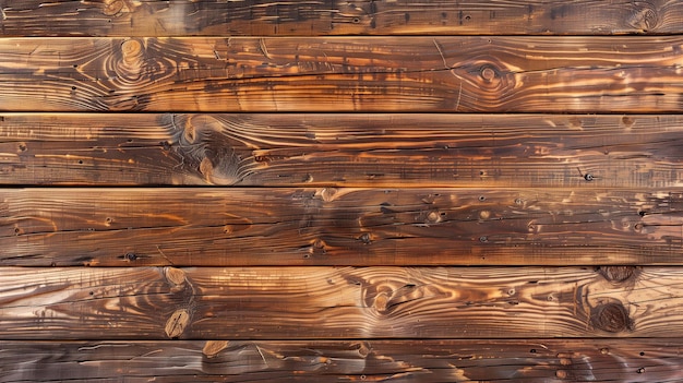 Fondo o textura de madera Primer plano de una pared de madera marrón