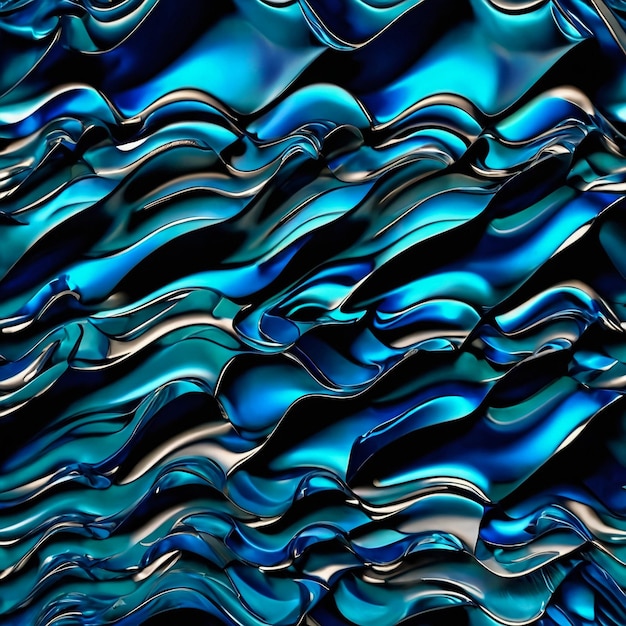 fondo o textura de plumas de gallo azules y negras