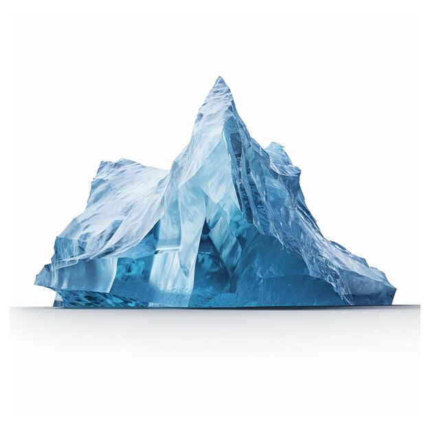 Foto fondo de objeto aislado de iceberg