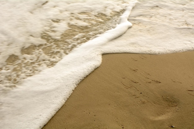 Fondo de olas de mar en la playa