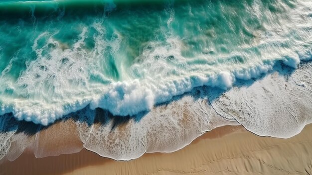 Fondo de olas del mar