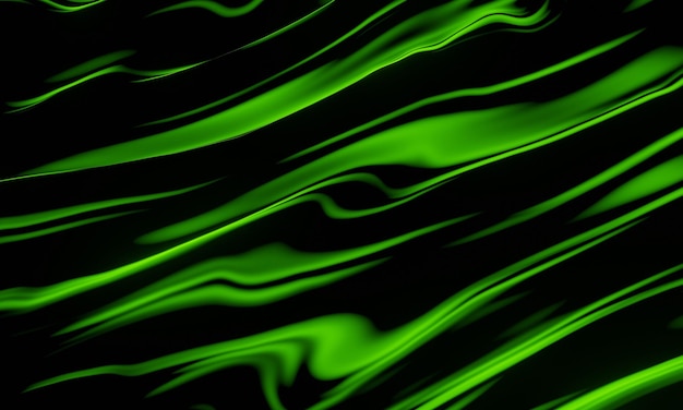 Fondo de onda abstracta Ondas verdes