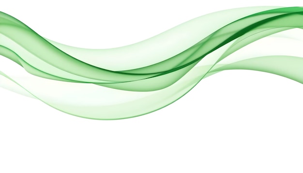 Fondo de onda abstracta verde