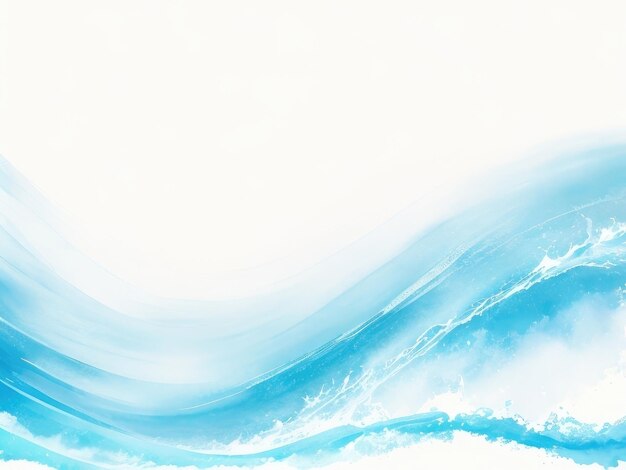 Fondo de onda de agua de color en tono azul