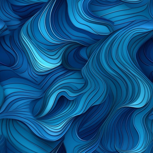 Un fondo de onda azul con un patrón de onda azul.