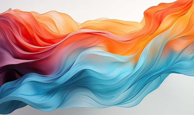 Fondo de onda colorido abstracto para diseño Enfoque suave selectivo