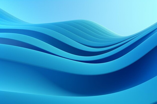 Fondo de ondas 3D y espacio de copia