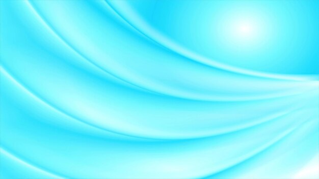 El fondo de ondas abstractas azul claro suaves y borrosas