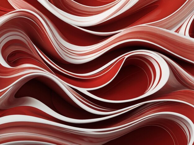 Fondo de ondas abstractas rojas