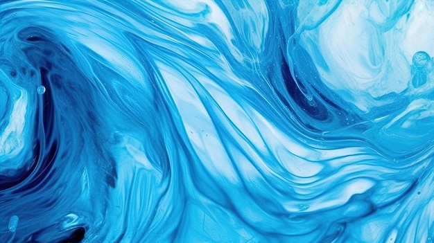 Fondo de ondas de agua abstracta azul