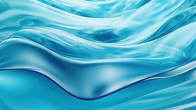 Fondo de ondas de agua abstracta azul