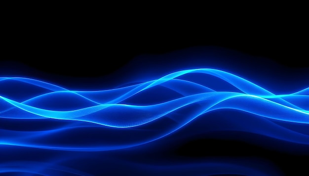 Fondo de ondas azules abstractas