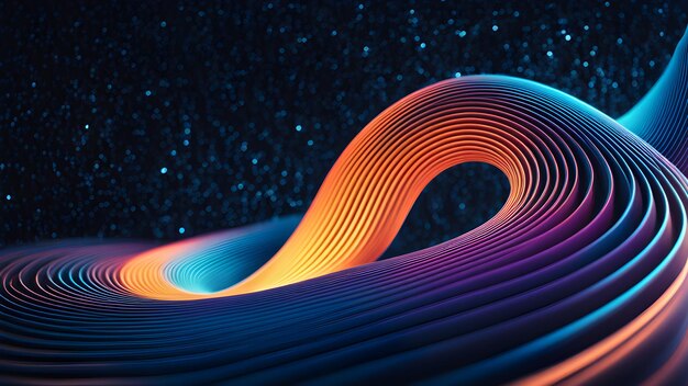 fondo de ondas brillantes