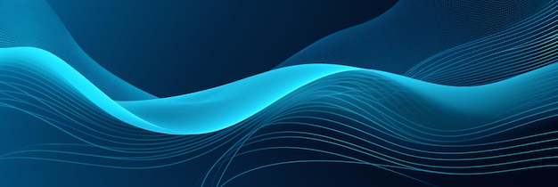 Fondo de ondas de colores azules abstractos adecuado para diseños que requieren imágenes dinámicas y vibrantes ideal para presentaciones de arte digital o publicidad
