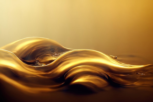 fondo con ondas doradas