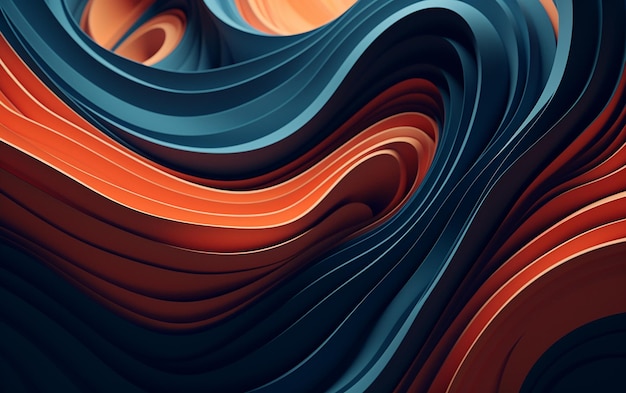 Fondo De Ondas Geométricas Abstractas