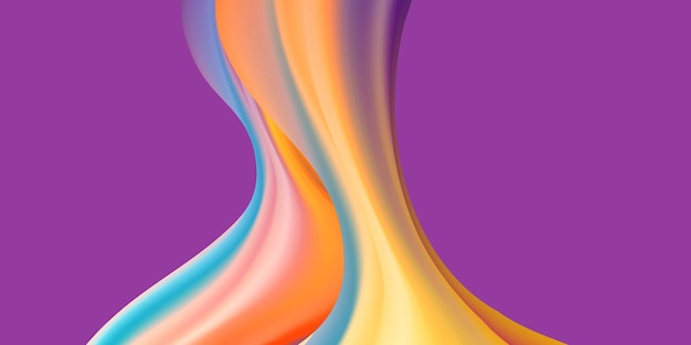 Fondo de ondas líquidas de colores