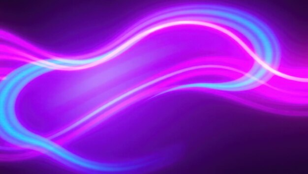 Fondo de ondas de luz de neón abstracto