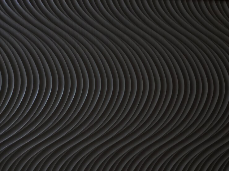Fondo de ondas negras