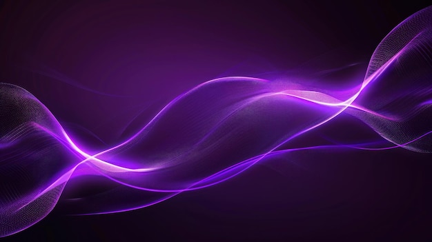 El fondo de las ondas de neón que fluyen y las brillantes líneas de velocidad azul brillante