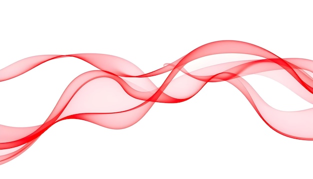 Fondo de ondas rojas abstractas