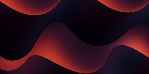 Fondo de ondas rojo y azul oscuro