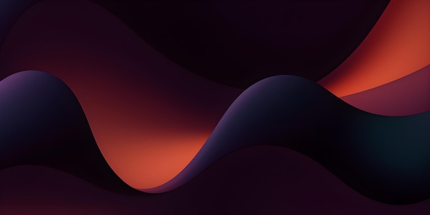 Fondo de ondas rojo y azul oscuro
