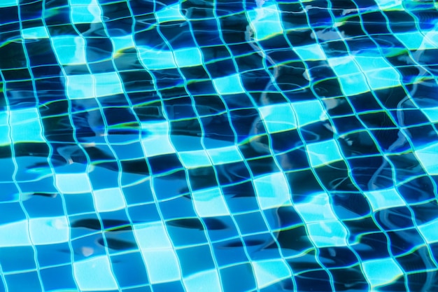 Fondo de ondulación de agua de piscina