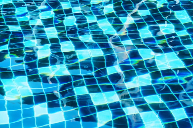 Fondo de ondulación de agua de piscina