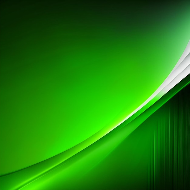 Fondo ondulado abstracto verde o textura verde o fondo geométrico abstracto verde