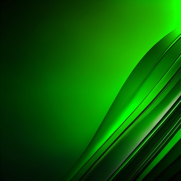 Fondo ondulado abstracto verde o textura verde o fondo geométrico abstracto verde