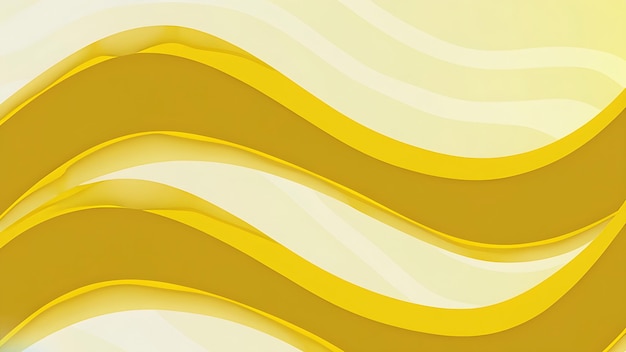 Fondo ondulado amarillo vibrante del vector libre Descargar ahora