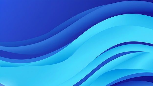 Fondo ondulado azul de vector libre vibrante Descargar ahora