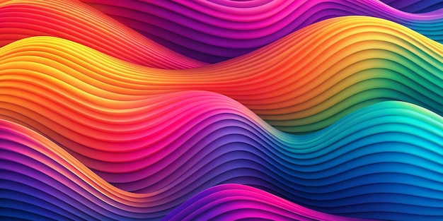 Fondo ondulado dinámico de gradiente