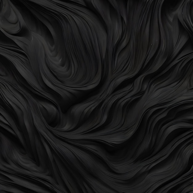 Fondo orgánico en 3D negro