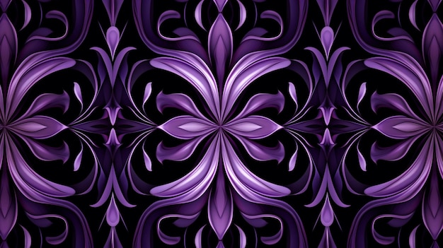 fondo de ornamento de patrón floral abstracto