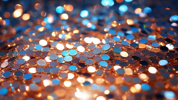 Fondo de oro bokeh