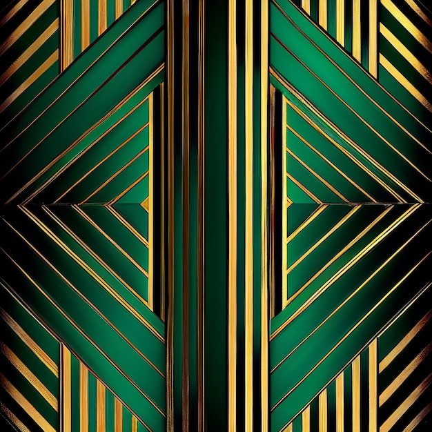 Fondo de oro verde IA generativa