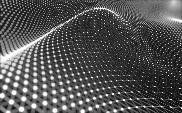 Fondo oscuro poligonal abstracto poli oscuro fondo, representación 3d