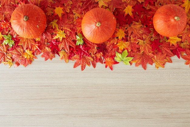 Fondo de otoño de espacio libre y tiempo de otoño