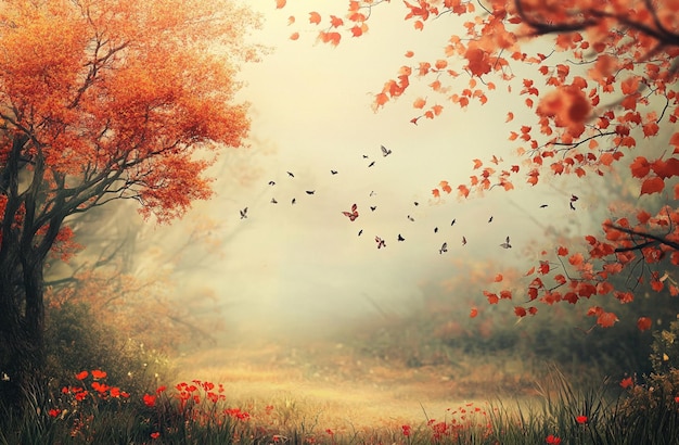 Fondo de otoño