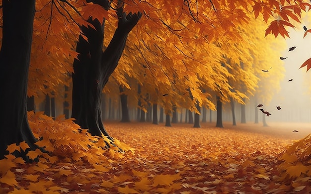 Fondo de otoño