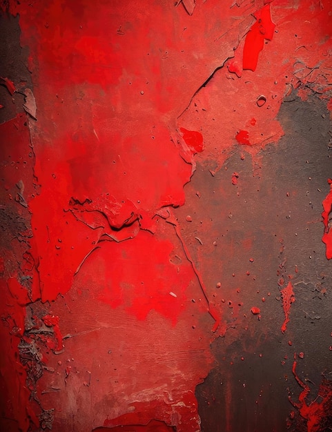 Fondo oxidado rojo abstracto IA generativa