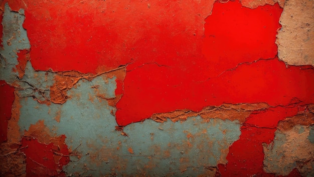 Fondo oxidado rojo abstracto IA generativa